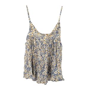 3/$20 Patrons of Peace Floral Crop Tank Size Medium